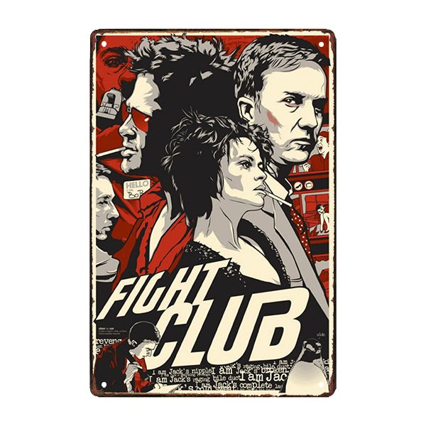 plaque-metal-fight-club plaque métal fight club