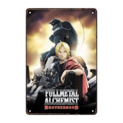 plaque métal fullmetal alchemist