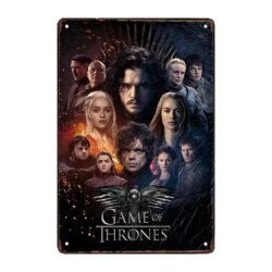 plaque métal game of thrones