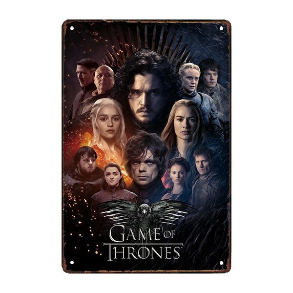 plaque-metal-game-of-thrones plaque métal game of thrones