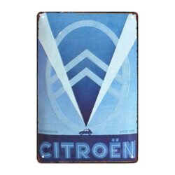 plaque métal garage Citroën