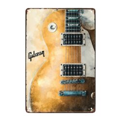 plaque métal gibson