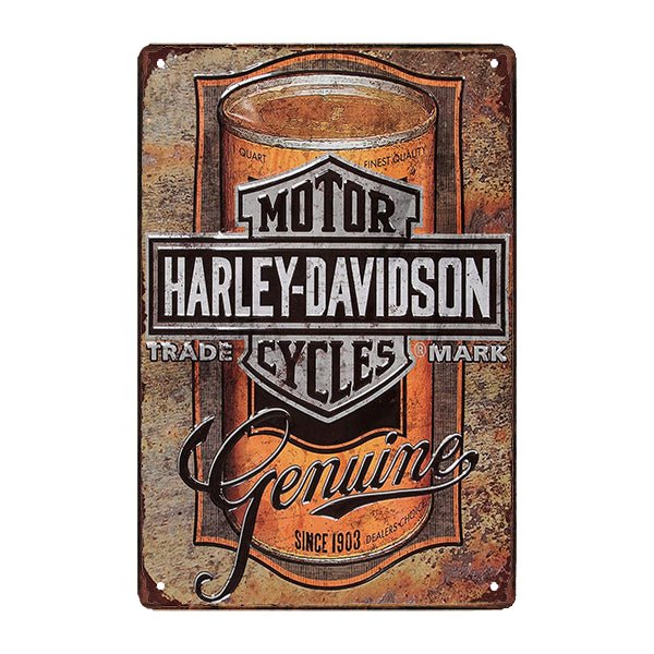 plaque-metal-harley-davidson plaque métal harley davidson