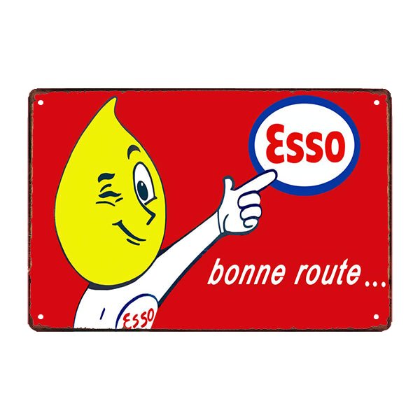plaque-publicitaire-ancienne-esso plaque publicitaire ancienne esso