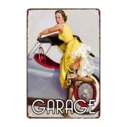 plaque publicitaire ancienne garage sexy