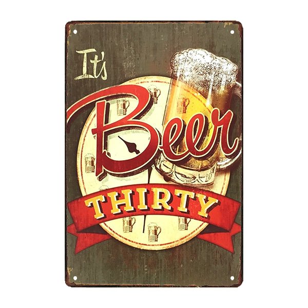 plaque-publicitaire-beer-30 plaque publicitaire beer 30