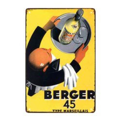 plaque publicitaire berger