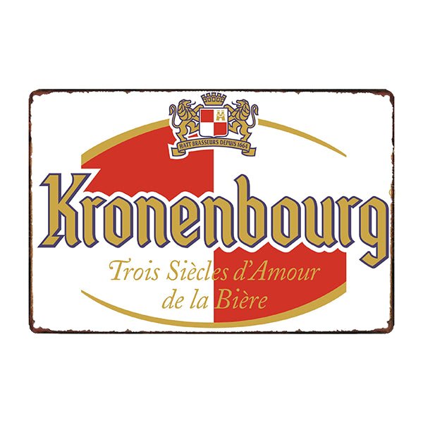 plaque-publicitaire-biere-kronenbourg plaque publicitaire bière kronenbourg