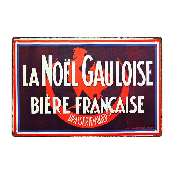 plaque-publicitaire-biere-la-gauloise plaque publicitaire bière la gauloise