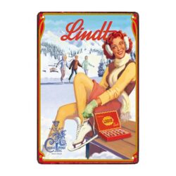 plaque publicitaire bonbons suisses