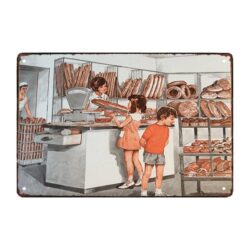plaque publicitaire boulanger