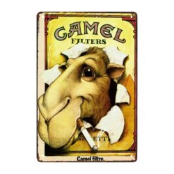 plaque publicitaire camel