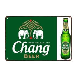 plaque publicitaire chang beer