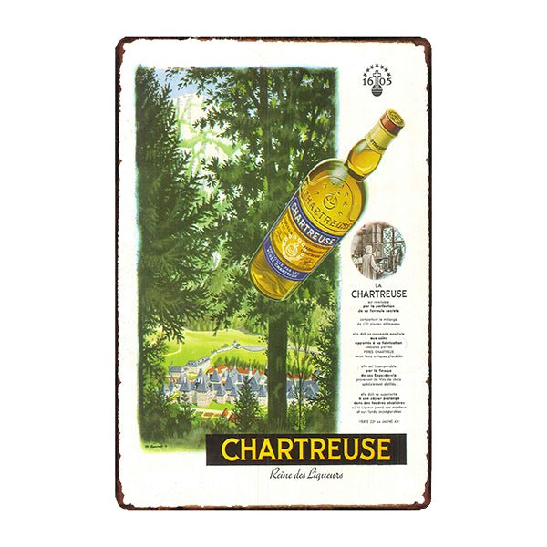 plaque-publicitaire-chartreuse plaque publicitaire chartreuse