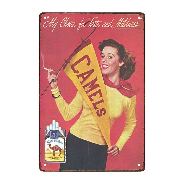 plaque-publicitaire-cigarettes-camel-en-tole plaque publicitaire cigarettes camel en tôle