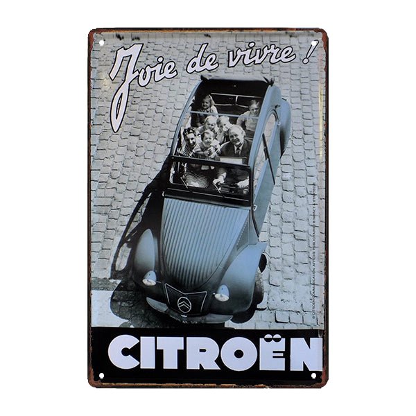 plaque-publicitaire-citroen-vintage plaque publicitaire citroen vintage