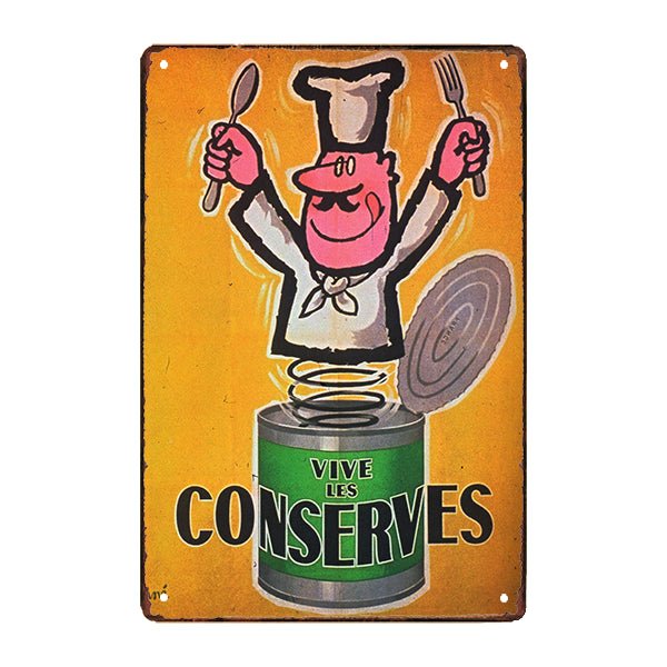 plaque-publicitaire-conserverie plaque publicitaire conserverie