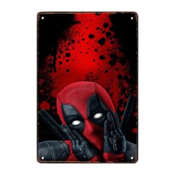 plaque publicitaire deadpool