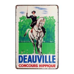 plaque publicitaire deauville