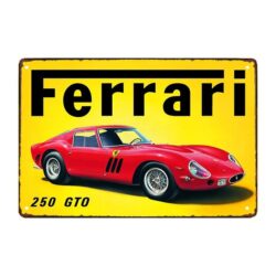 plaque publicitaire ferrari