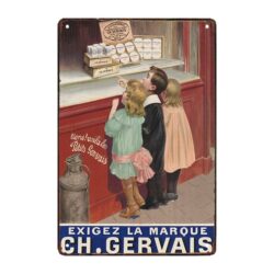 plaque publicitaire gervais