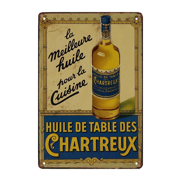 plaque-publicitaire-huile-de-table-des-chartreux Plaque Publicitaire Huile De Table Des Chartreux