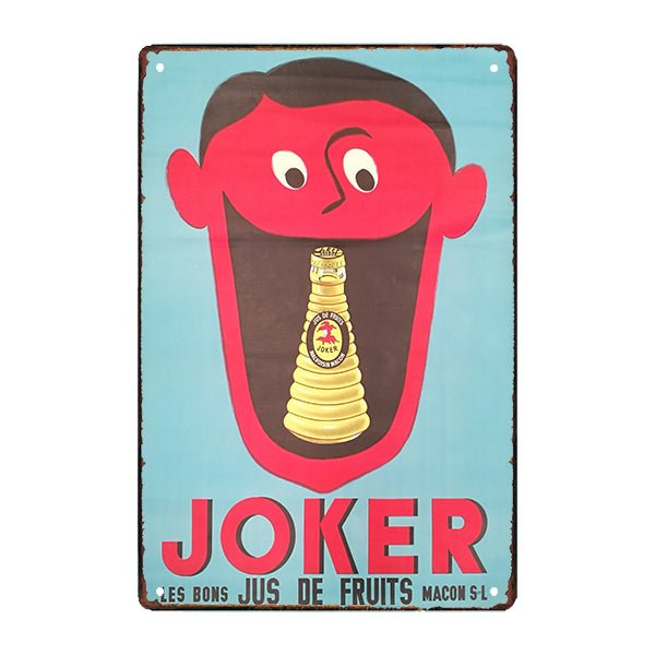 plaque-publicitaire-joker plaque publicitaire joker