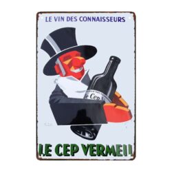 plaque publicitaire le cep vermeil