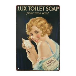 plaque publicitaire lux