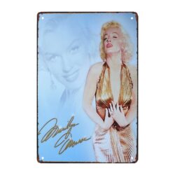 plaque publicitaire marilyn monroe