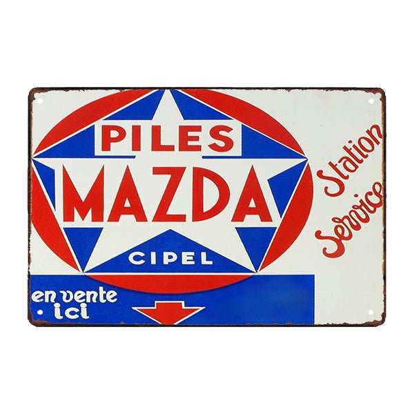 plaque-publicitaire-mazda plaque publicitaire mazda
