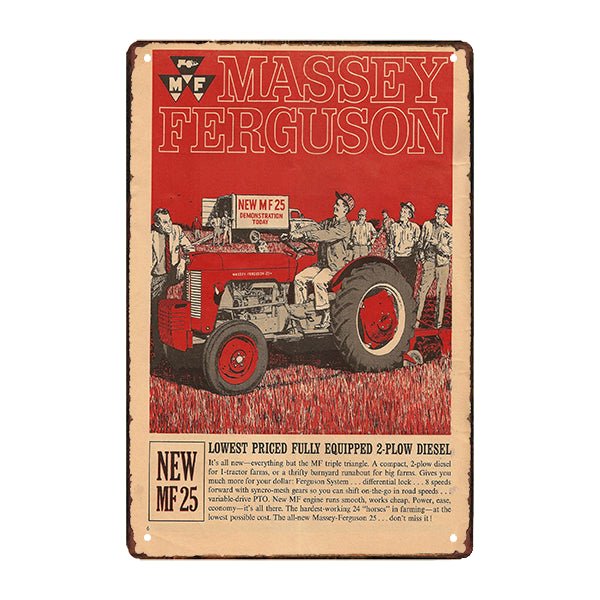 plaque-publicitaire-metal-ancienne-massey-ferguson plaque publicitaire métal ancienne massey ferguson