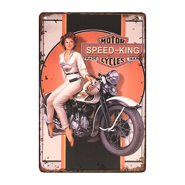 plaque-publicitaire-metal-vintage-cycle plaque publicitaire métal vintage cycle