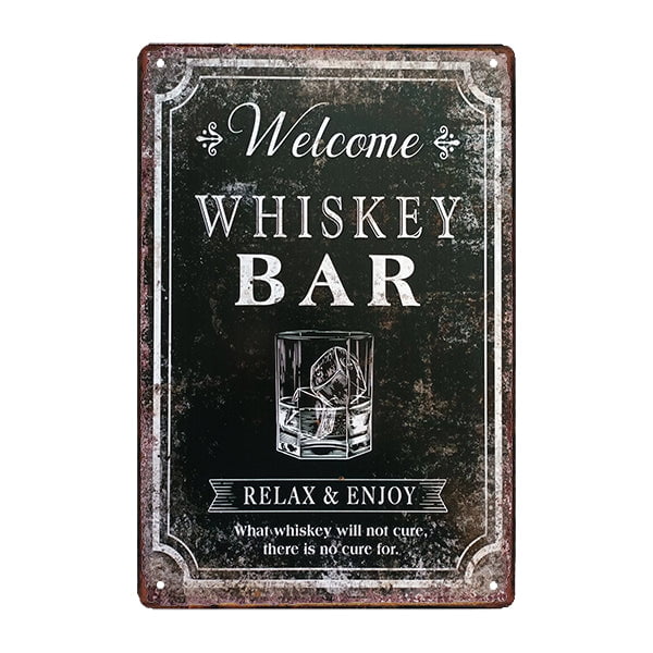 plaque-publicitaire-metal-whisky plaque publicitaire métal whisky