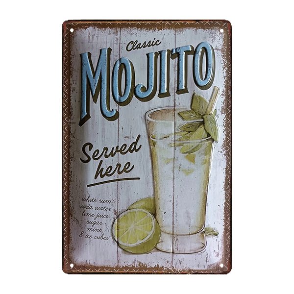 plaque-publicitaire-mojito plaque publicitaire mojito