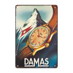 plaque publicitaire montre suisse