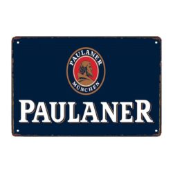 plaque publicitaire paulaner