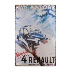 plaque publicitaire rallye monte carlo