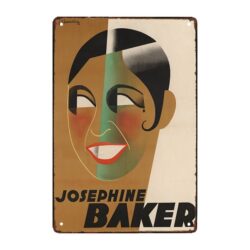 plaque publicitaire retro baker
