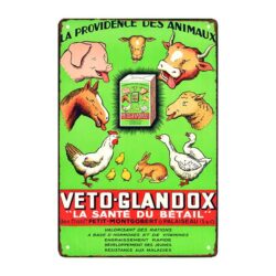 plaque publicitaire veto glandox