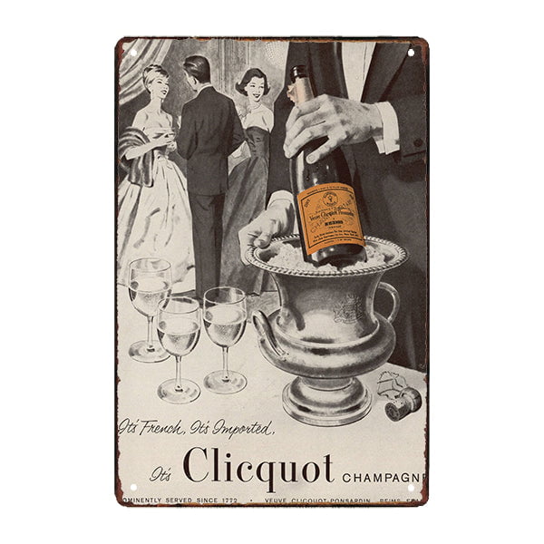 plaque-publicitaire-victor-clicquot-champagne plaque publicitaire victor clicquot champagne