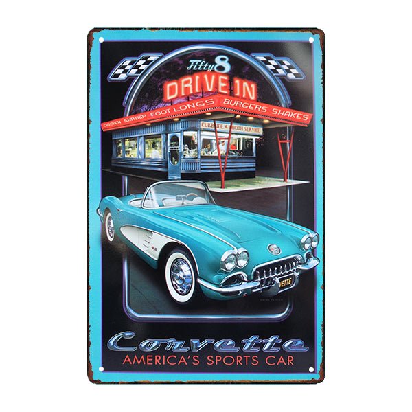 plaque-publicitaire-vintage-usa plaque publicitaire vintage usa