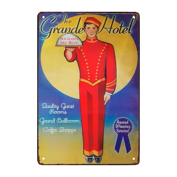 plaque-metal-hotel plaque métal hotel