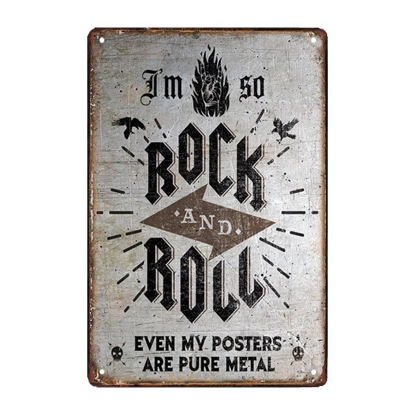 plaque-metal-i-am-so-rock-n-roll plaque métal i am so rock n roll