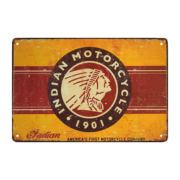 plaque-metal-indian-motorcycles-1901 plaque métal indian motorcycles 1901