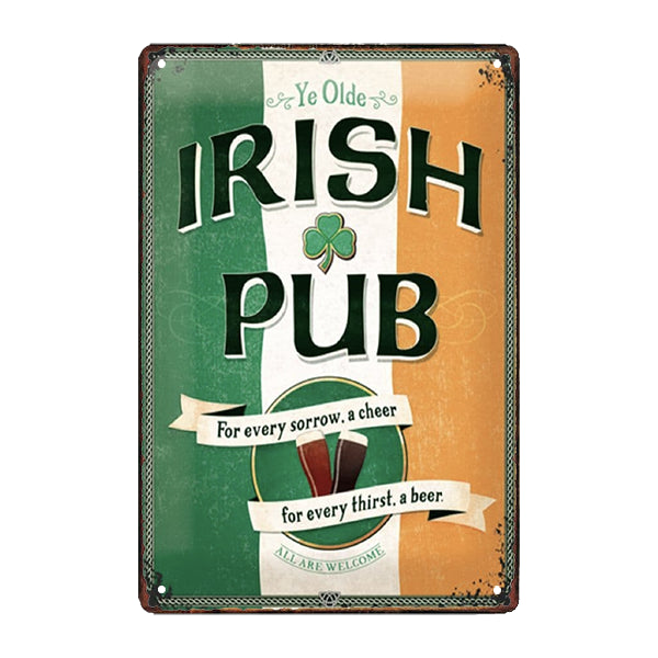 plaque-metal-irlande plaque métal irlande