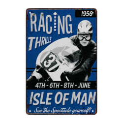 plaque métal isle of man