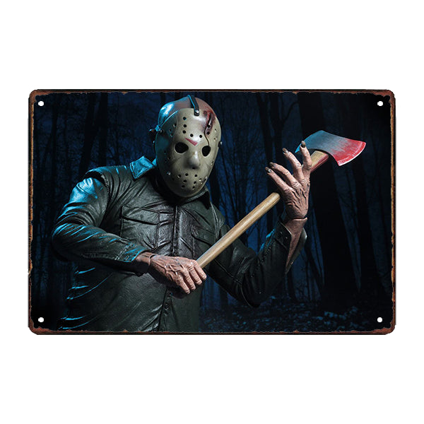 plaque-metal-jason-vendredi-13 plaque métal jason vendredi 13
