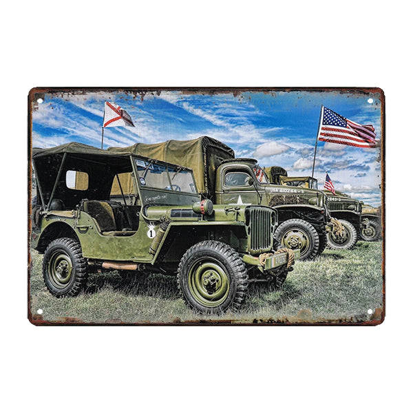 plaque-metal-jeep plaque métal jeep