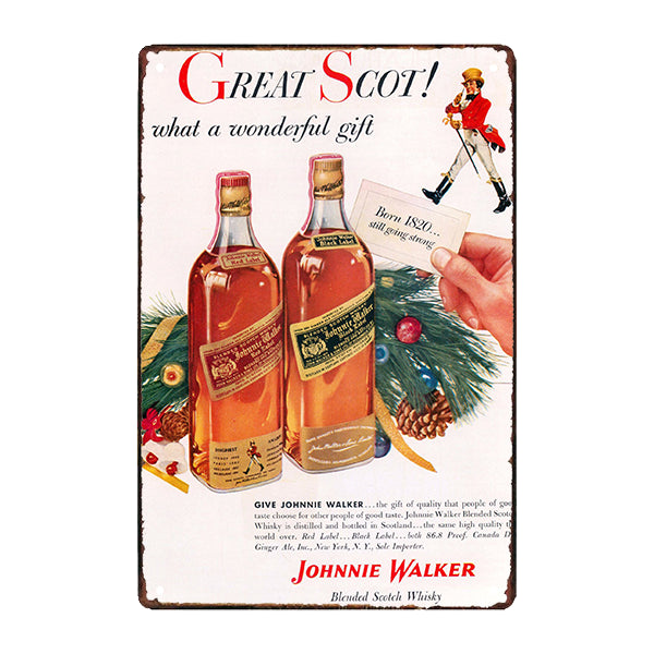 plaque-metal-johnnie-walker plaque métal johnnie walker